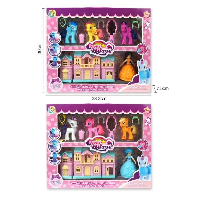 
 Наборы игрушек Little Pony, развивающие строительные игрушки для детей, всего 24 разных типа  