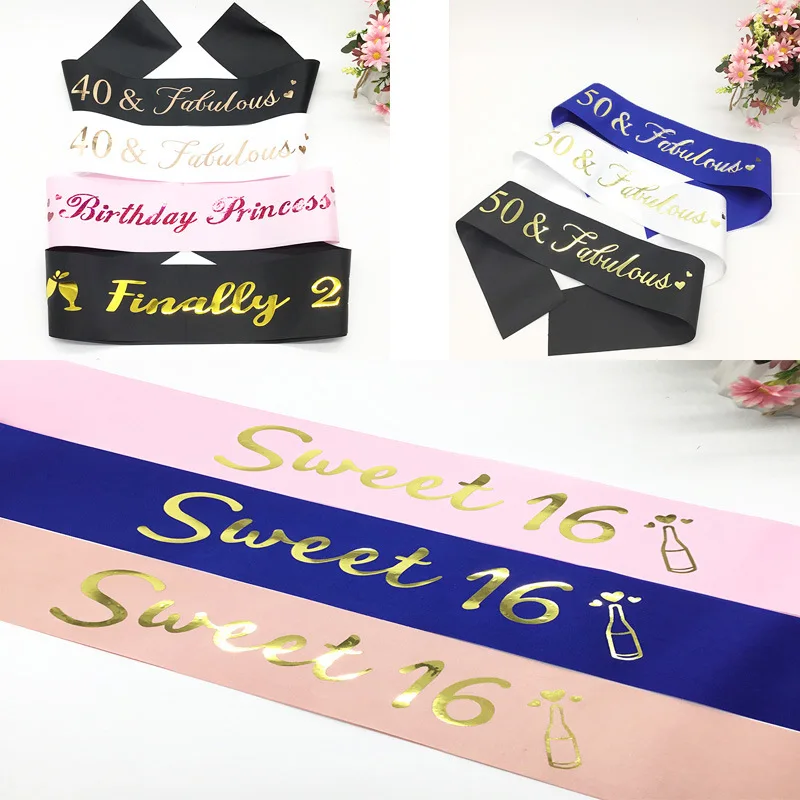 1 шт. Милая 16 принцесса пояс на день рождения девочки на 16-й день рождения украшение для вечеринки полезные подарки украшение на день рождения