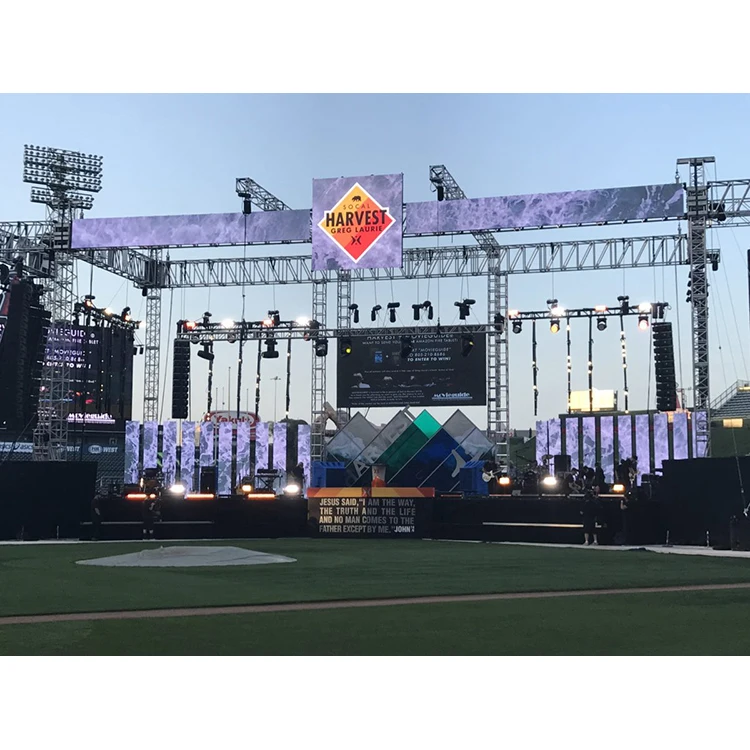 High Quality Good Price Fast Delivery P3.91 500x500 Outdoor Led Display Module Eachin led Church Video Wall For Sale