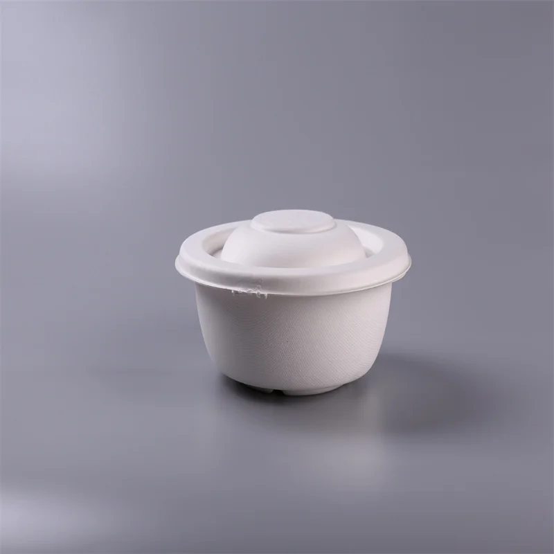 Biodegradable Sugarcane Pulp Molded  Disposable Paper Bowl