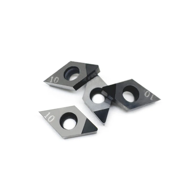 PCD Tip DCMT070204 Insert for CNC Lathe High Wear-Resistance Turning Tools