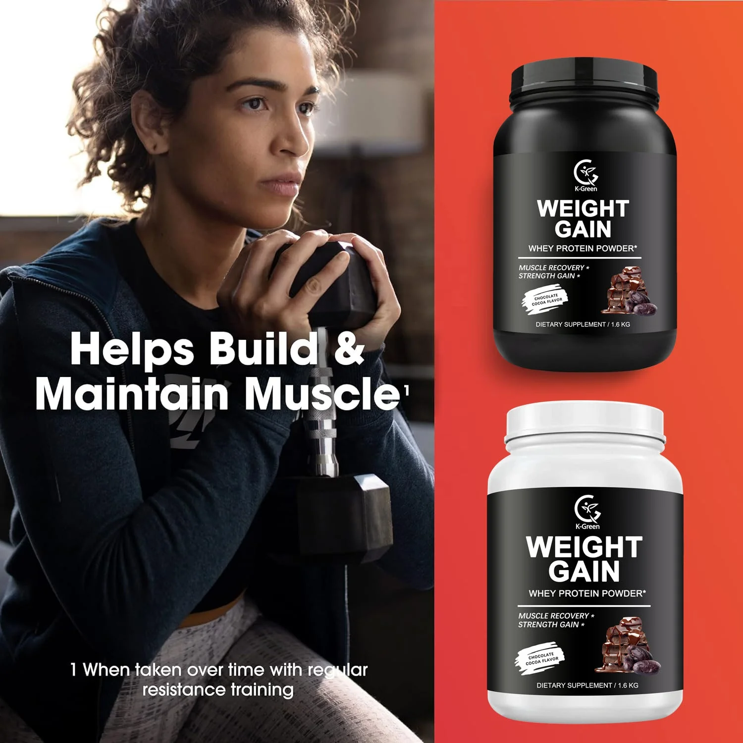OEM in Stock Muscle Builder & Mass Gainer Supplement Vanilla Flavor 1.6kg for Weight Gainer Lean Muscle Growth for Bodybuilding