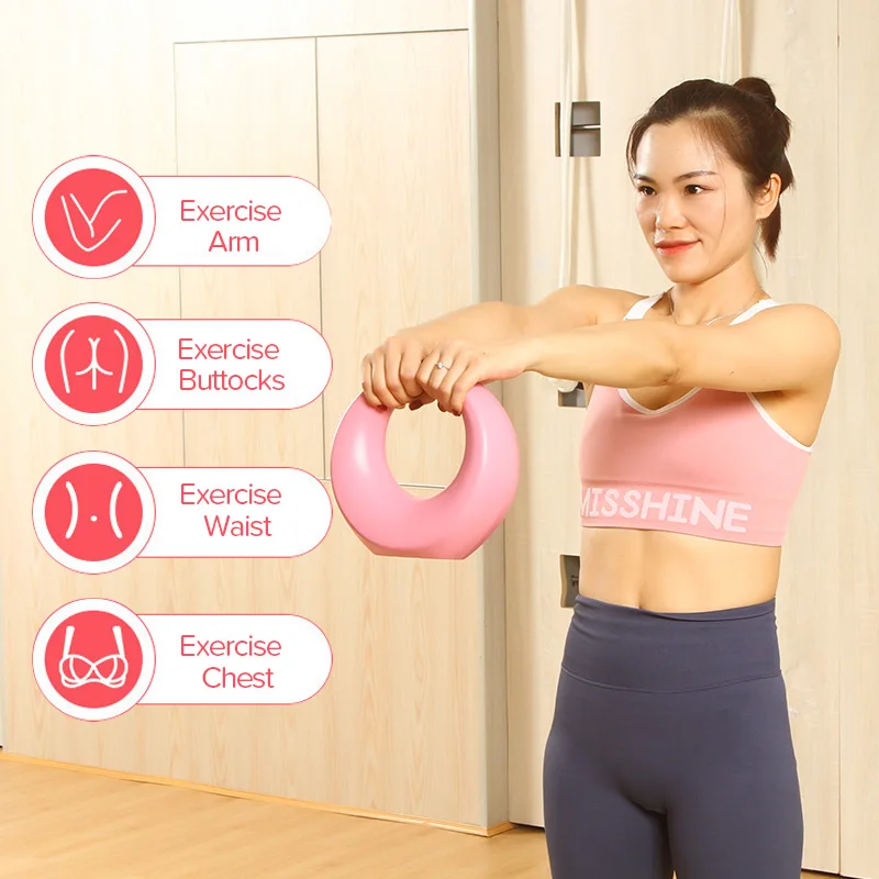 Colorful Gym Workout Fitness Equipment Kettle bell China indoor sports equipments with good quality customised