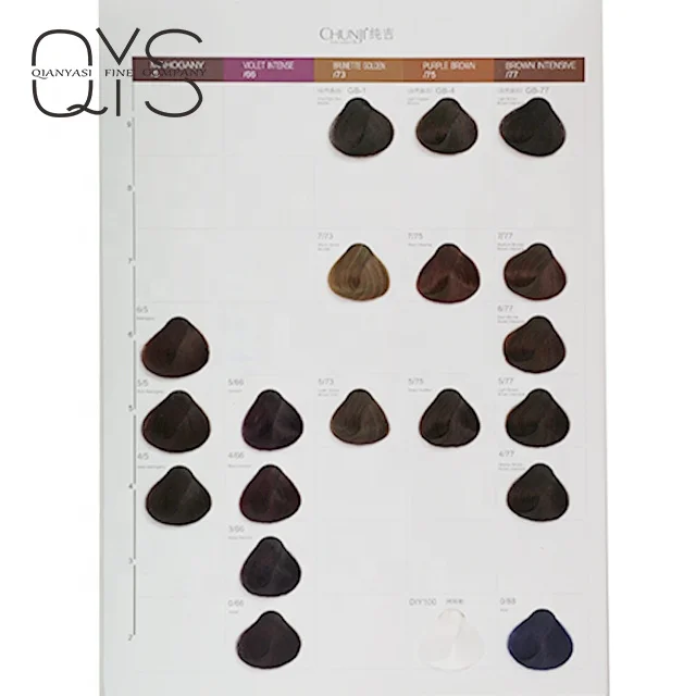 Qianyasi hair color dye colorant hair dye professional dark bigen hair dye color