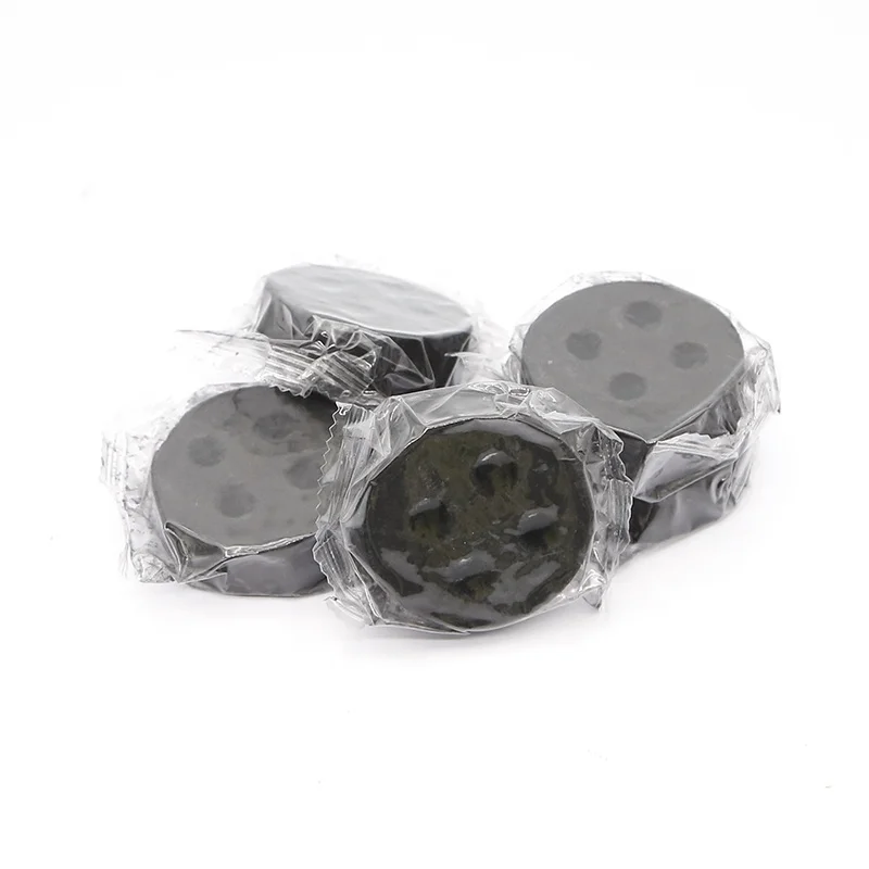 Hookah factory produces perfume smoke charcoal round 4 hole hookah flake coal for sale