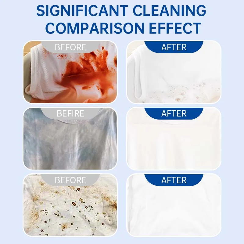 Professionally Certified Color-Brightening Bleach Powder Sustainable Antibacterial Laundry Powder