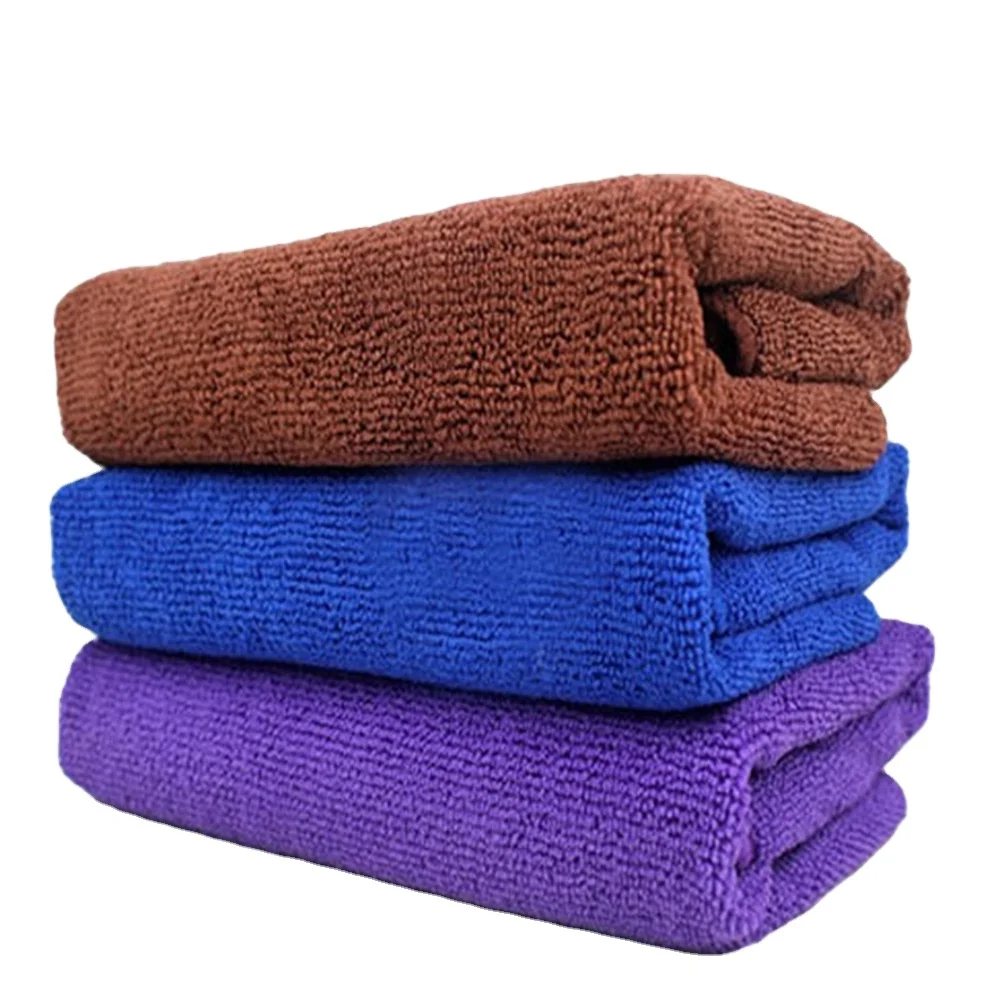 GRS RPET top requested products  microfiber polishing cleaning  detailing microfiber logo cloth cleaning warp knitting towel