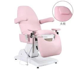 Gynecological Examination Bed Electric Beauty Bed Reclining Chair for Beauty Salon and Hospital Bed
