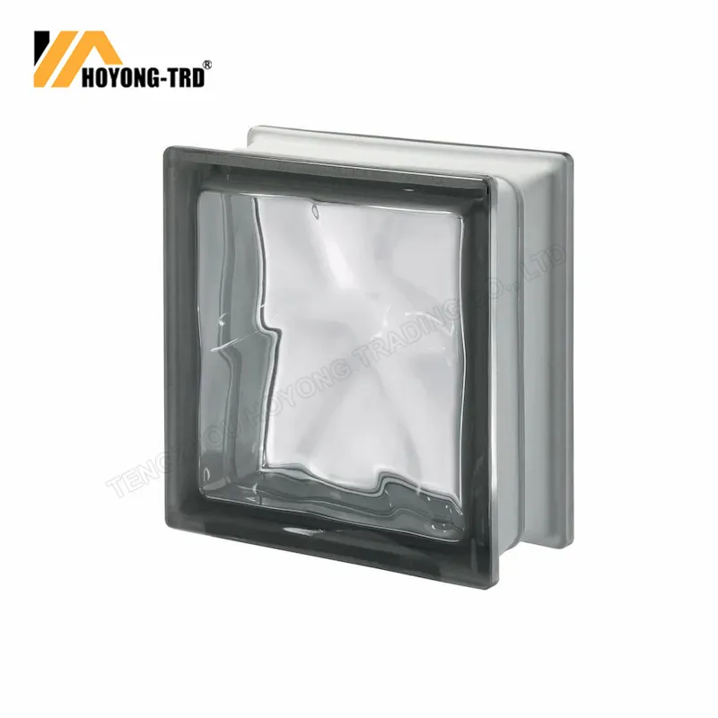 Китайский поставщик стеклянный блок декоративный кирпич низкая цена 80 мм Толщина архитектурного стеклянного блока