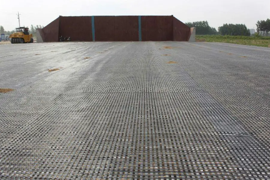 Fiberglass Geogrid Gravel Grid Ground Grid Biaxial fiberglass geogrid price asphalt grid for road construction