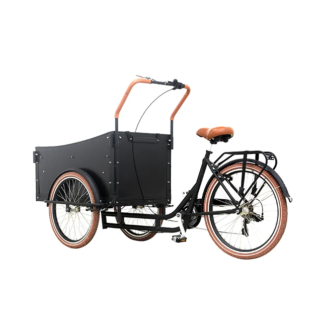 Steel frame pedal assist tricycle cargo bike/trailer bicycle