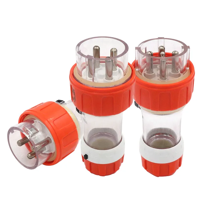 Australia AS/NZS Standard Single Phase 250V 32AMP 3 Round Pins Industrial Socket and Plug