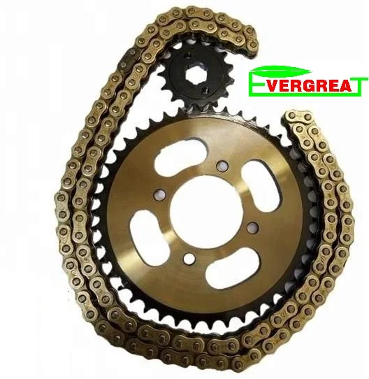 Best price motorcycle chain  and sprocket kits set 428-14T-42T-108L