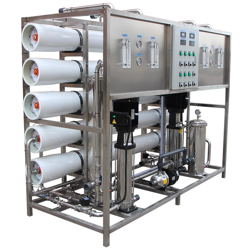 4000LPH FRP two tank of RO plant with good price hot sale 2022 home use reverse osmosis water treatment machine