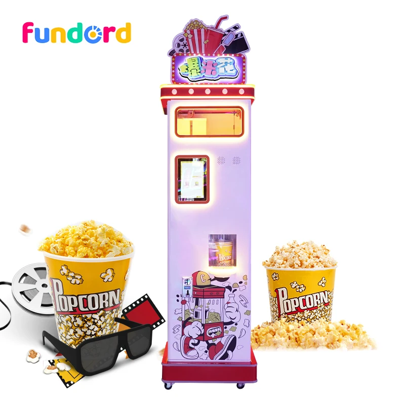 Fundord Selling Snack Food Vending Machine Automatic Visualization window Popcorn vending machine Makers For Sale