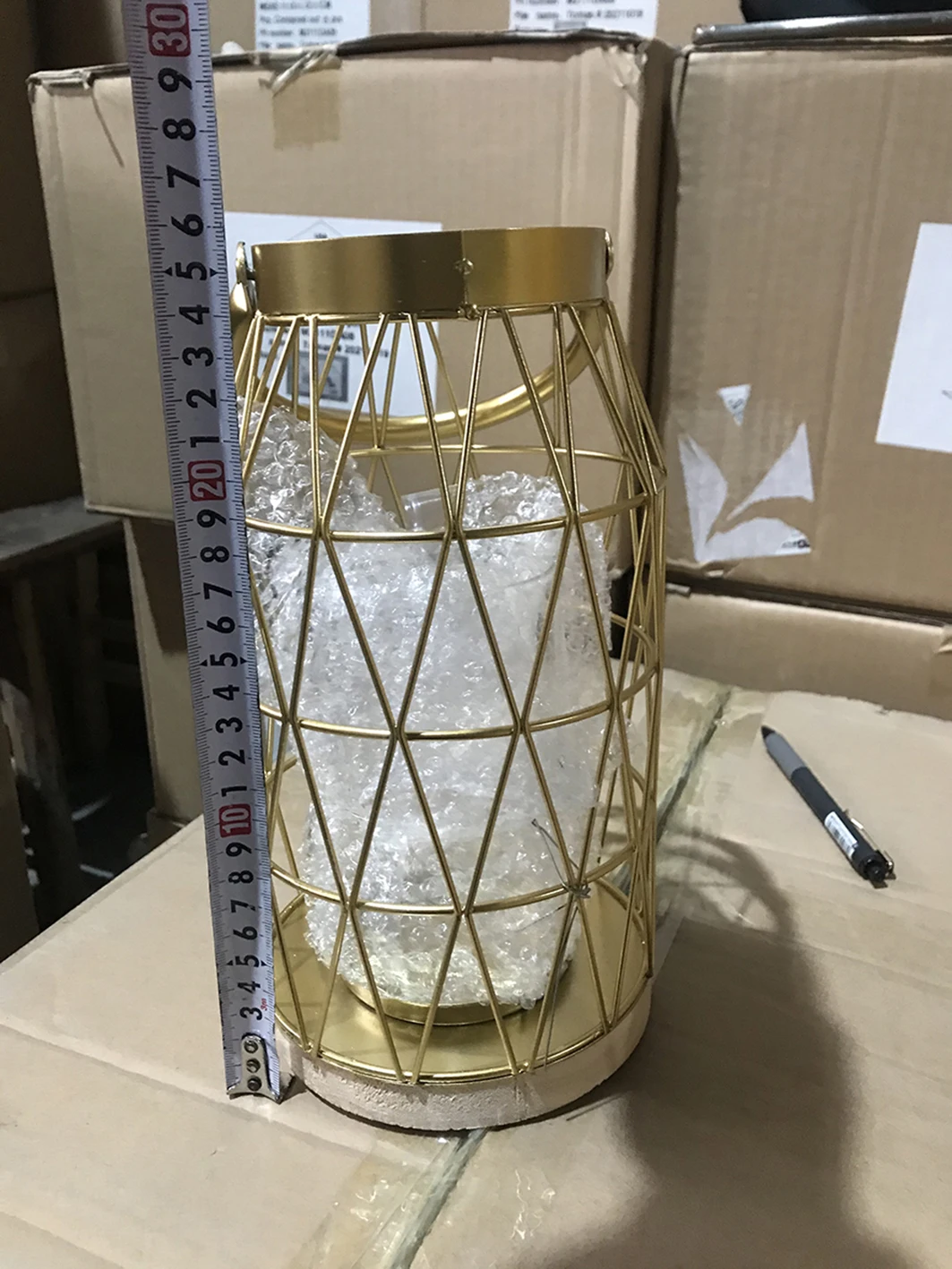 High Quality  Northern europe modern design wedding  gold candle holder  geometric metal candle holder  decorative candle holder