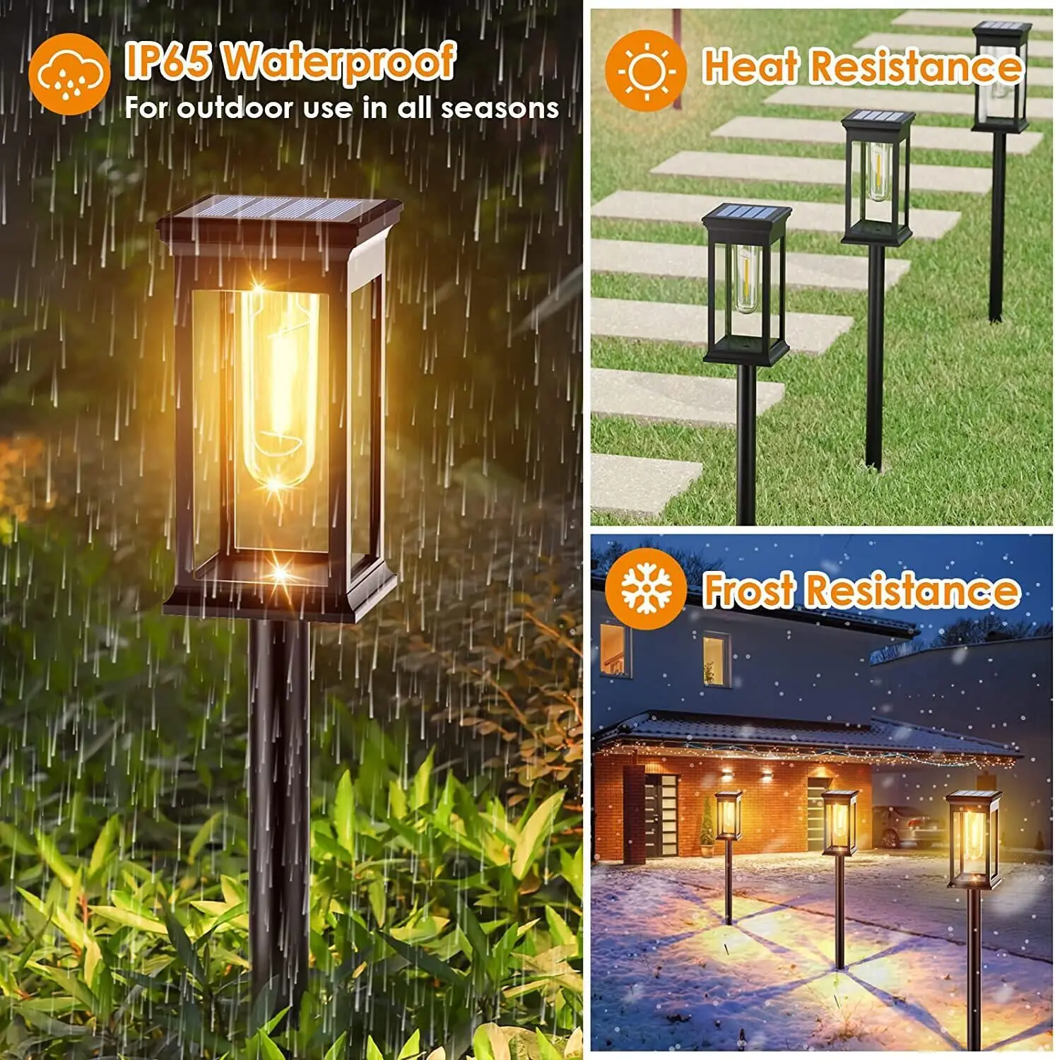Solar Outdoor Waterproof LED Tungsten Wire Lawn Lamp Courtyard Landscape Decoration Solar Garden Lamp Decorative