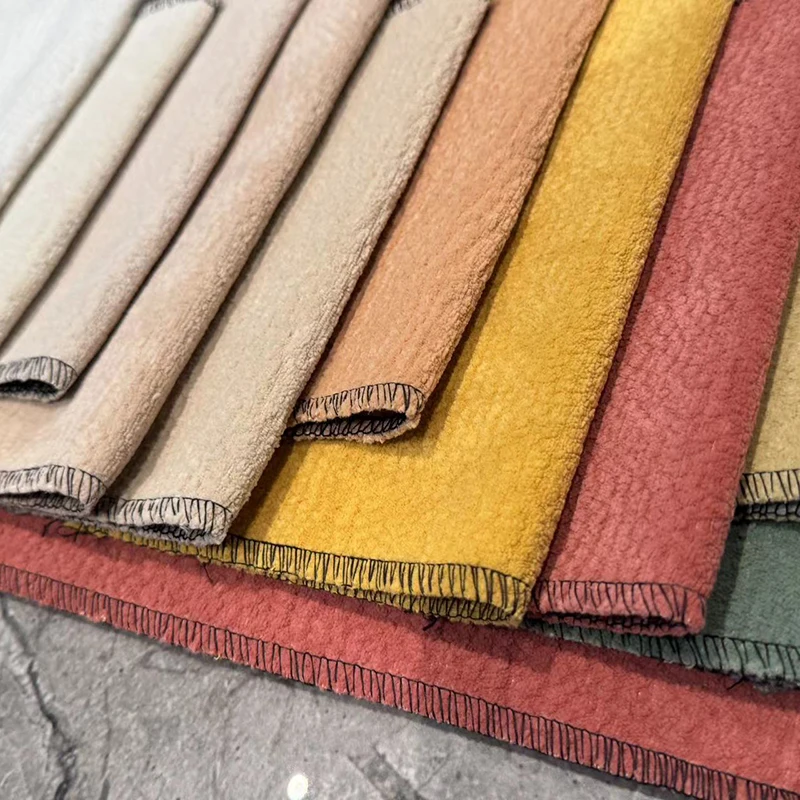 Microfiber Polyester Chenille Jacquard Fabric Sofa Fabric For Furniture Textile
