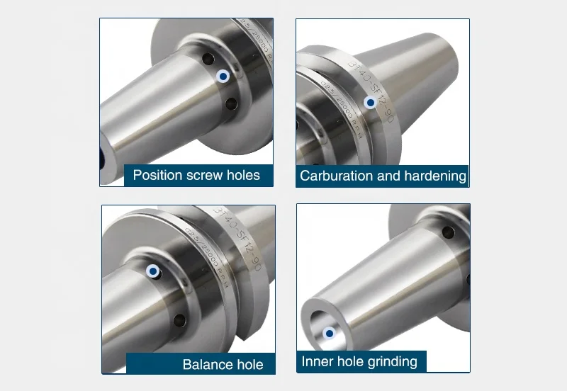 MAS 403 BT 30 BT 40 BT 50 shrink fit chucks for cnc shrink fit collet tool holders