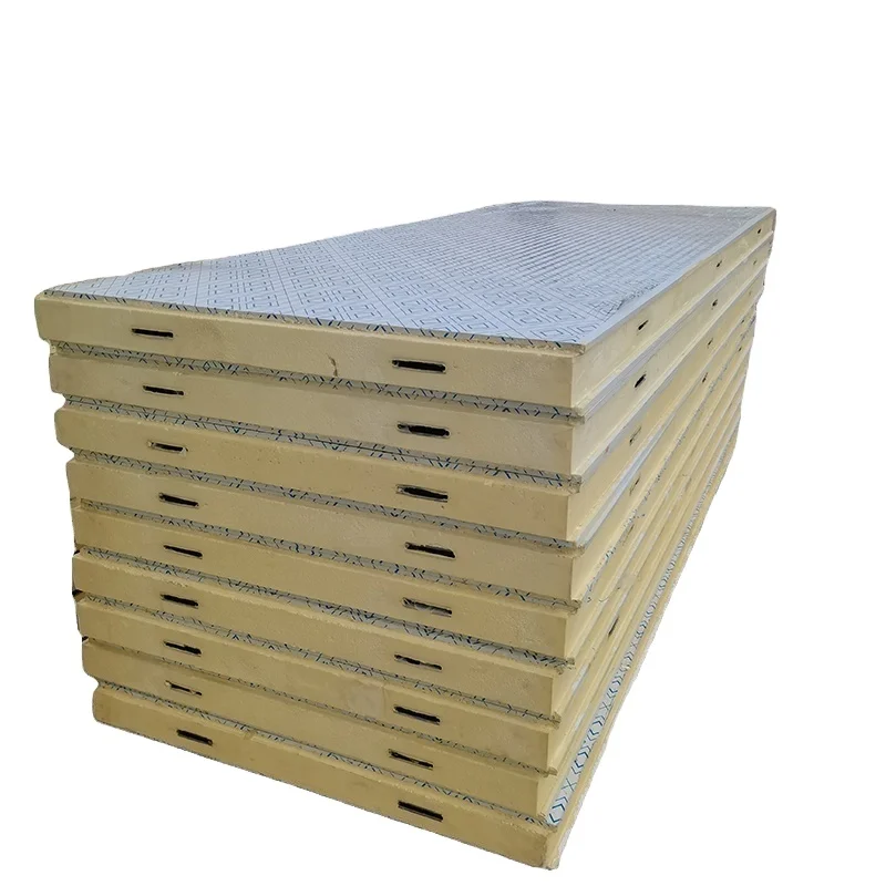 PU Rock wool insulation sandwich panel roof sheet galvanized steel corrugated roof panel