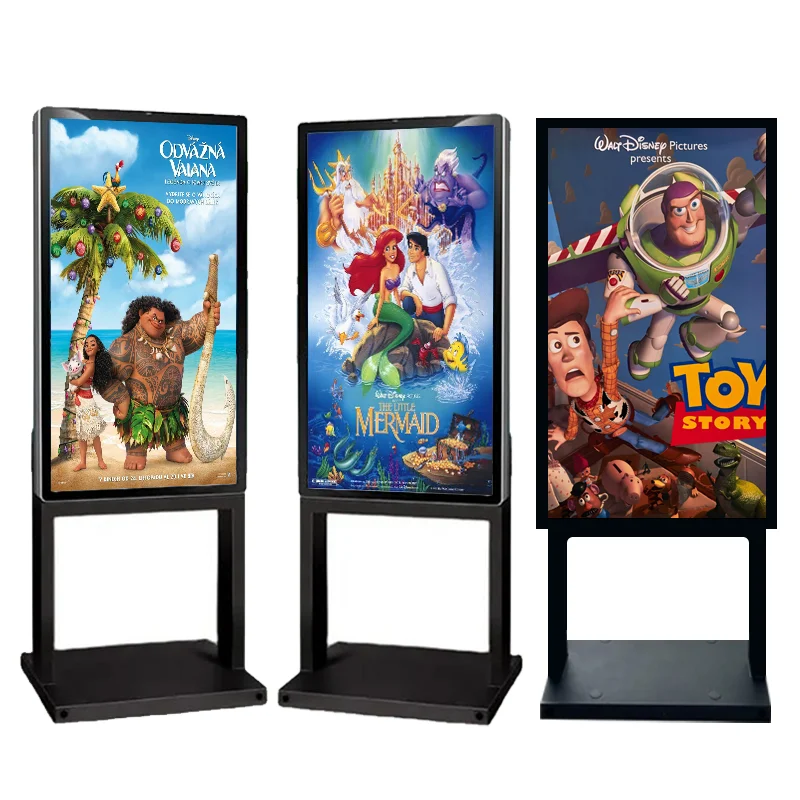 Торговый центр киоск 43 49 55 дюймов напольная подставка дисплей Android Digital Signage Totem Lcd рекламные экраны
