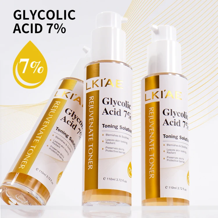 OEM ODM 7 Days Reduce Fine Lines Quick Moisturizing Natural Hyaluronic Acid Glycolic Acid Wholesale Skincare Toning For Adults