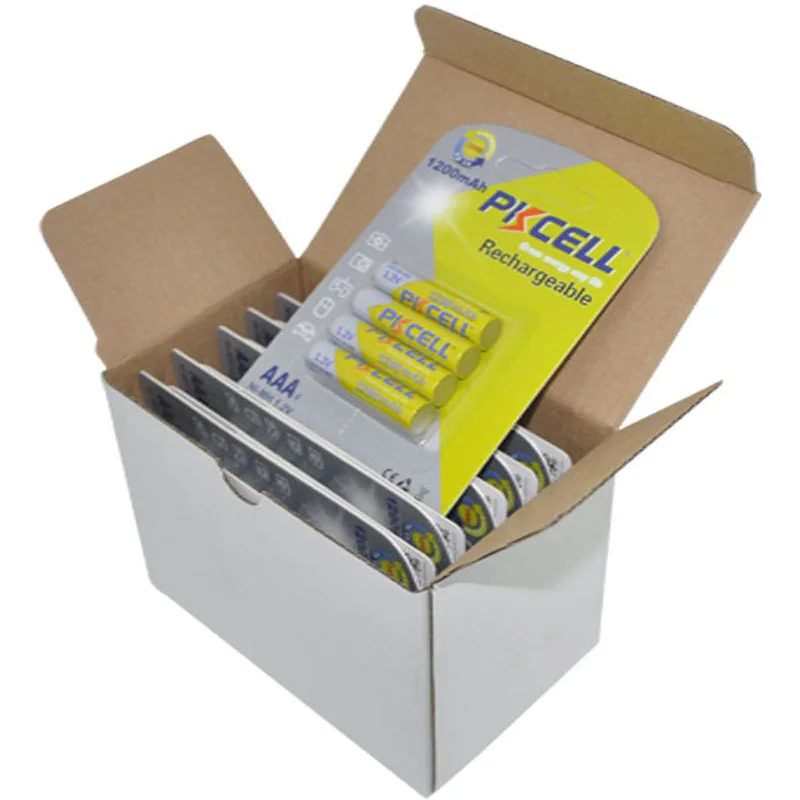 Factory Supply High Quality Rechargeable Batteries 1200mAh 1.2V AAA Ni-mh Battery Nimh Cell for Flashlights