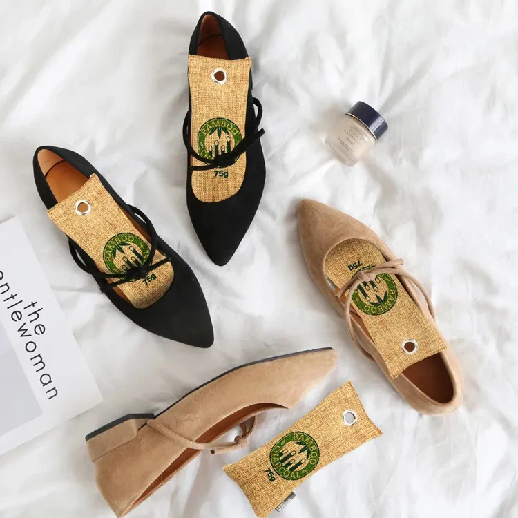 75g*2 Odor Neutralizer Mold Air Freshener,air Fresheners Moso Bamboo Charcoal/activated Carbon Blank Opp Bag,cardboard Box 75gx2