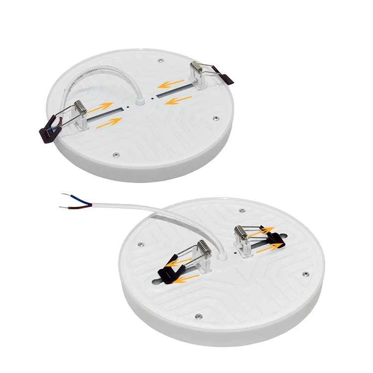 Led Slim Panel Light square Round 15w 17w 25w 33w Frameless DOB Recessed Ceiling Led Panel Light