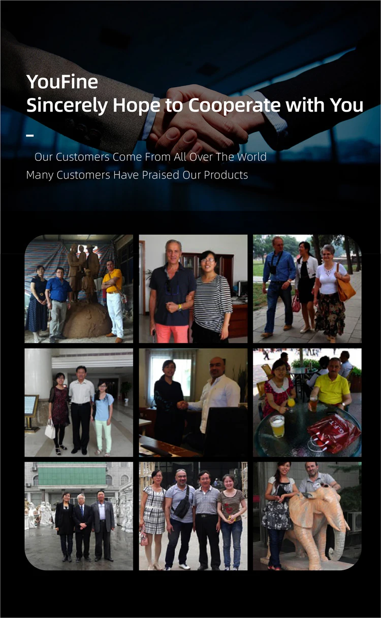 youfine bronze sculpture cooperate