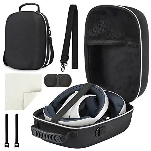 BSCI Factory Hard Case for Logitech Wired Headset Stereo Headphones with Noise Cancelling Mic Travel Storage Bag