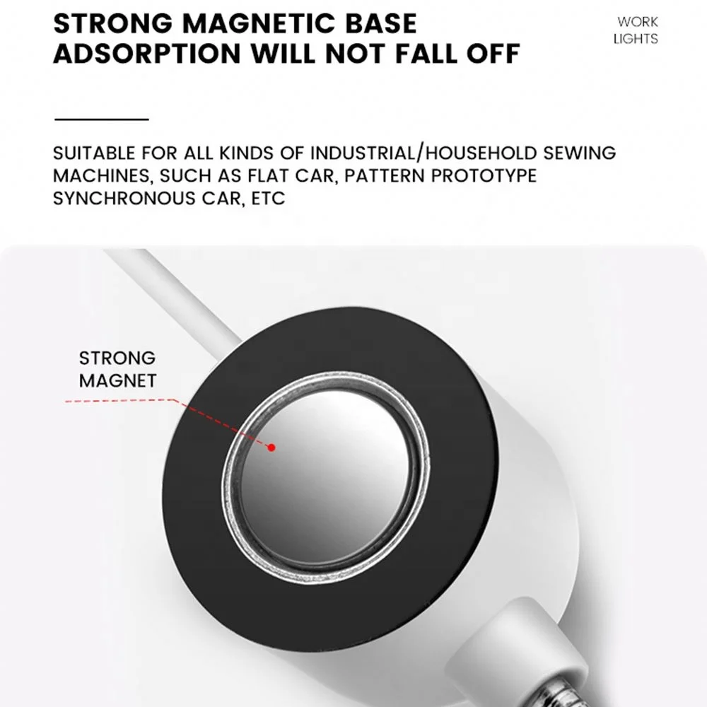 Industrial Led Gooseneck Lamp Portable Flexible Led Work Light Sewing Machine Lamp