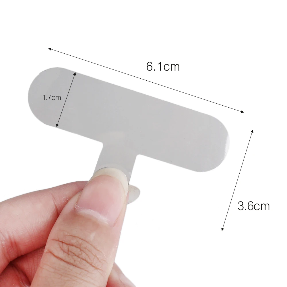 Transparent Mobile Phone Lanyard Strap Patch Card Matte Clear Replacement Fixed Card With Lanyard Hole Tether Tab