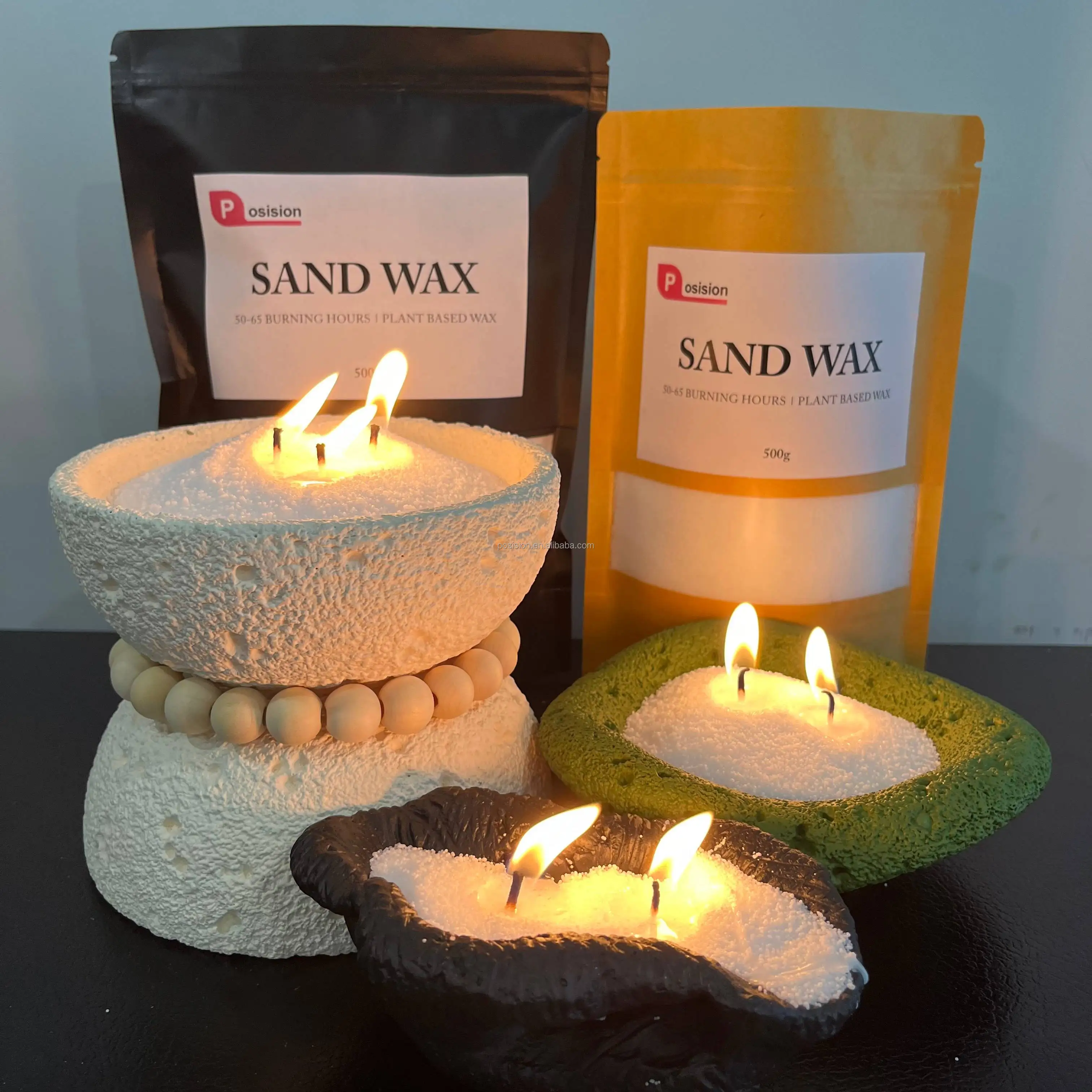 Wholesale Fragrance Floating Pearl Candle sand Bead Granule Color Powder Wax Wedding aromatic white Pearl Sand Candle Wax
