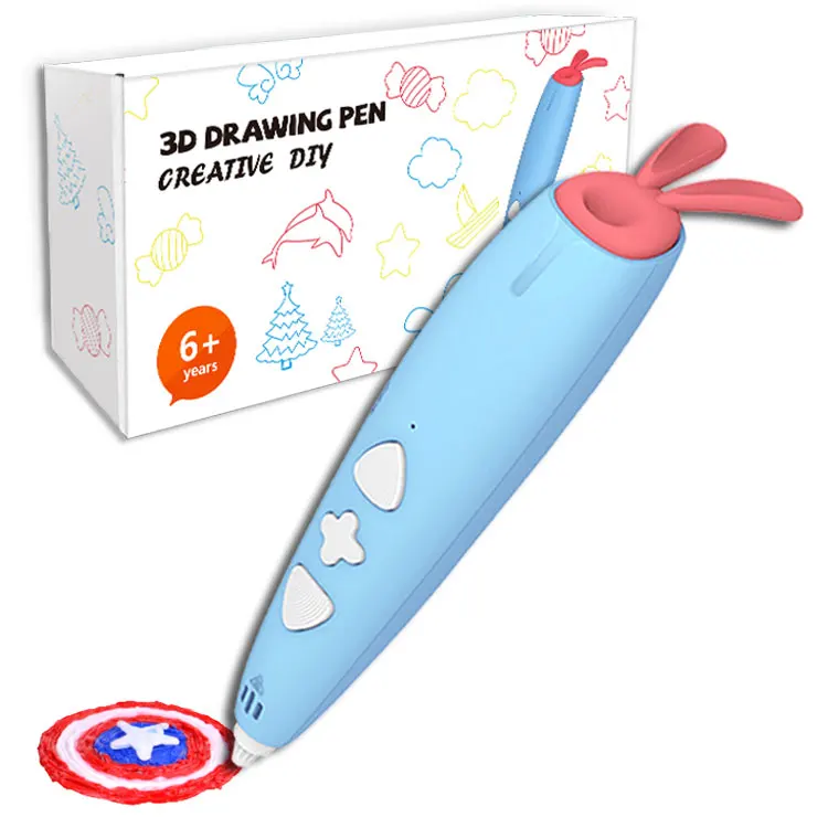 
Wholesale Caneta 3D Printer Pen Smart 3D Pen Set Low Temperature Pencil 3D Art Pen Manufacturer For Kids Children 