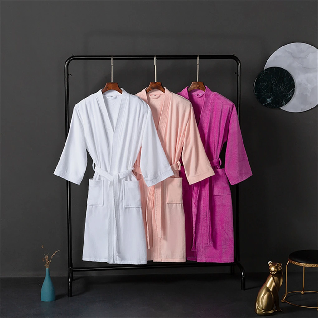 Hotel Wholesale Custom Luxurious super absorbent pet bathrobe bathrobe waffle bath robes for kids