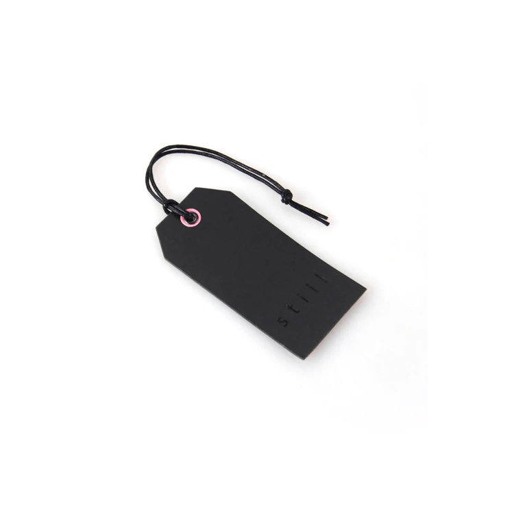 
Custom printed high quality black hot stamping high-grade brand paper card 