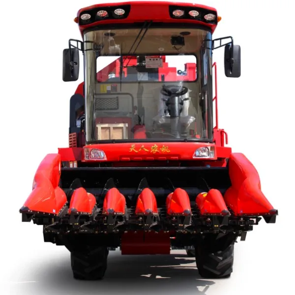 Corn harvester machine with silage harvesting machine for maize 6 rows silage harvester for corn
