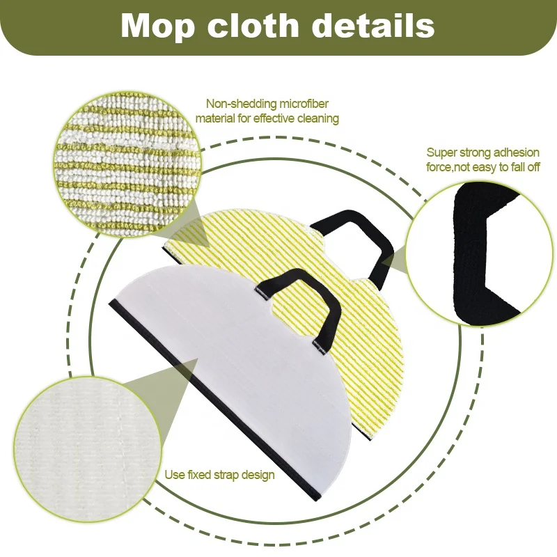 Factory Direct Reusable Rags Compatible with Shark RV2410WD Vacuum Mop Replacement Pads Microfiber Mop Pad