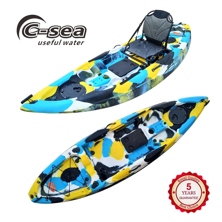 Пластиковый каяк для каноэ и рыбалки с принадлежностями для Каяка