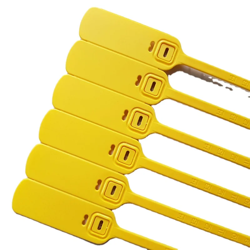 Large Stock Top Quality High Strength And Water Resistance Pp Material Security Plastic Lock Seal Tag