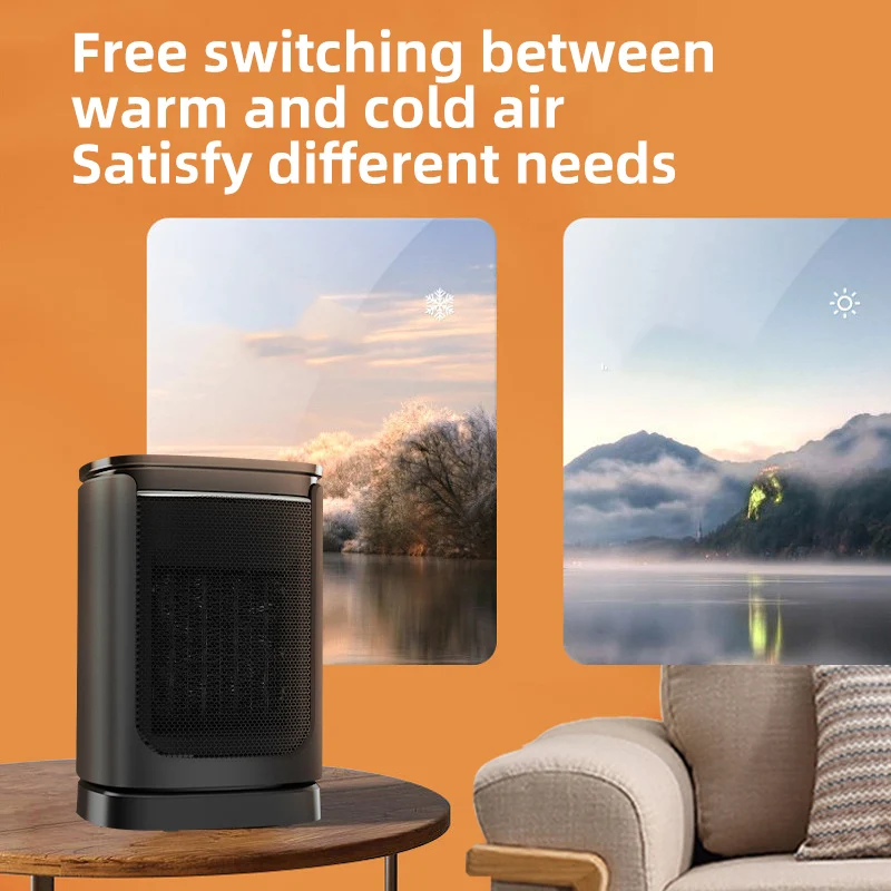 Wholesale 1500W Fast Heating Fan Winter Warmer Overheat Room Stove Household Air Heaters 220V Portable Electric Heater