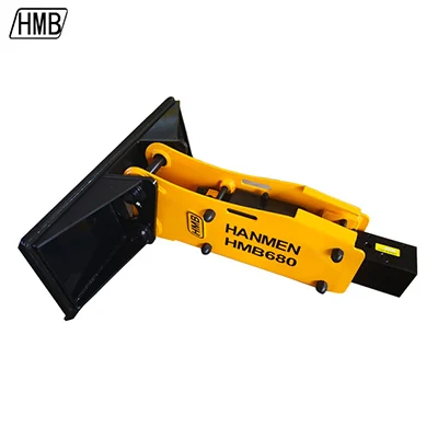 skid steer loader with hydraulic breaker attachments hammers 53mm 68mm for skid steer