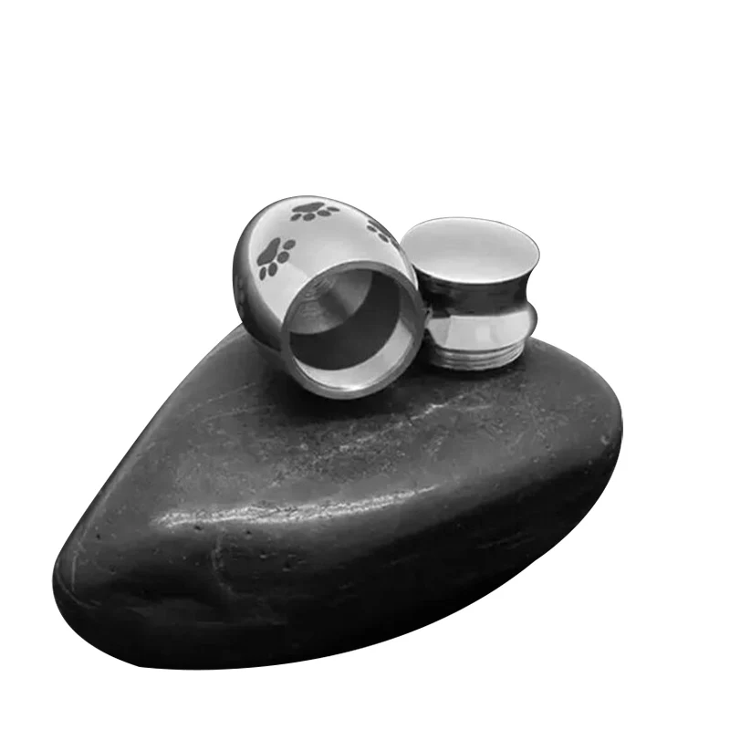 brass pet cremation urn paw print for dog cats cottage house tin pet memorial urn nexklace urnes pets