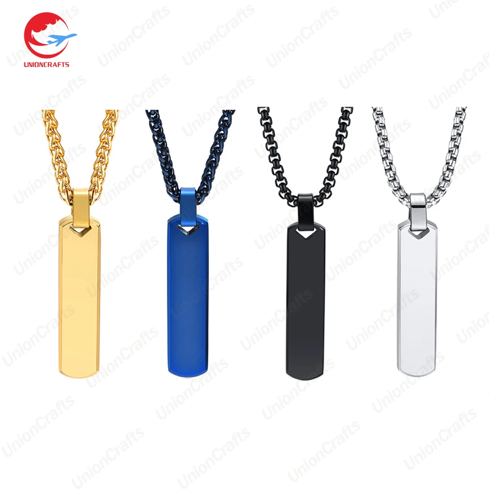 Cheap Customized Logo Personalized Necklace extender Chains Stainless Steel Engraved Cutting Blanks Dog Cat Pet Tags Necklace