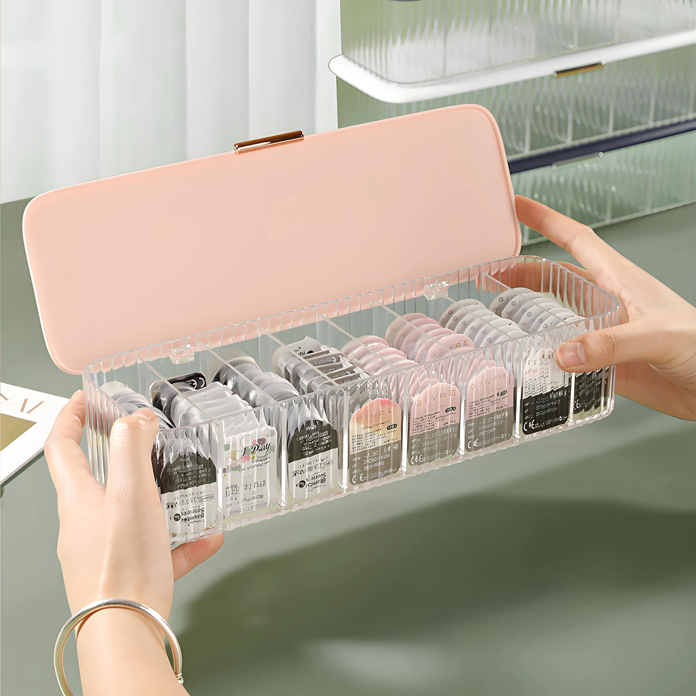 Data Cable Storage Box Desk Top Organizer Charger Stand Stationery Supplies Accessories Storage Case USB Cord Management Bins