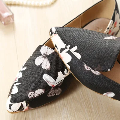XY031 designer flat women casual dance butterfly shoes