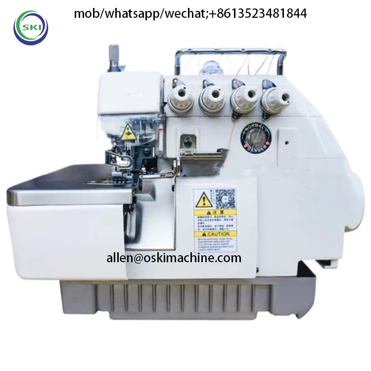 Industrial Sewing Machine 5 thread Overlock Sewing Machine For Leather