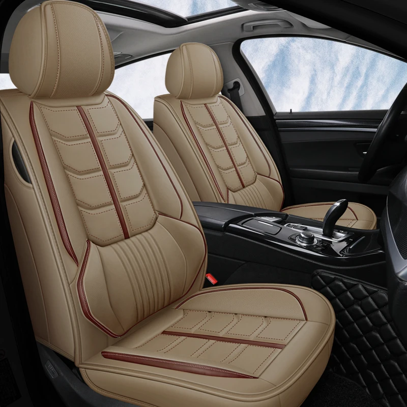 Wholesale Automobile Accessory Luxury Universal Size PVC Leather 3D Car Seat Cover Seat