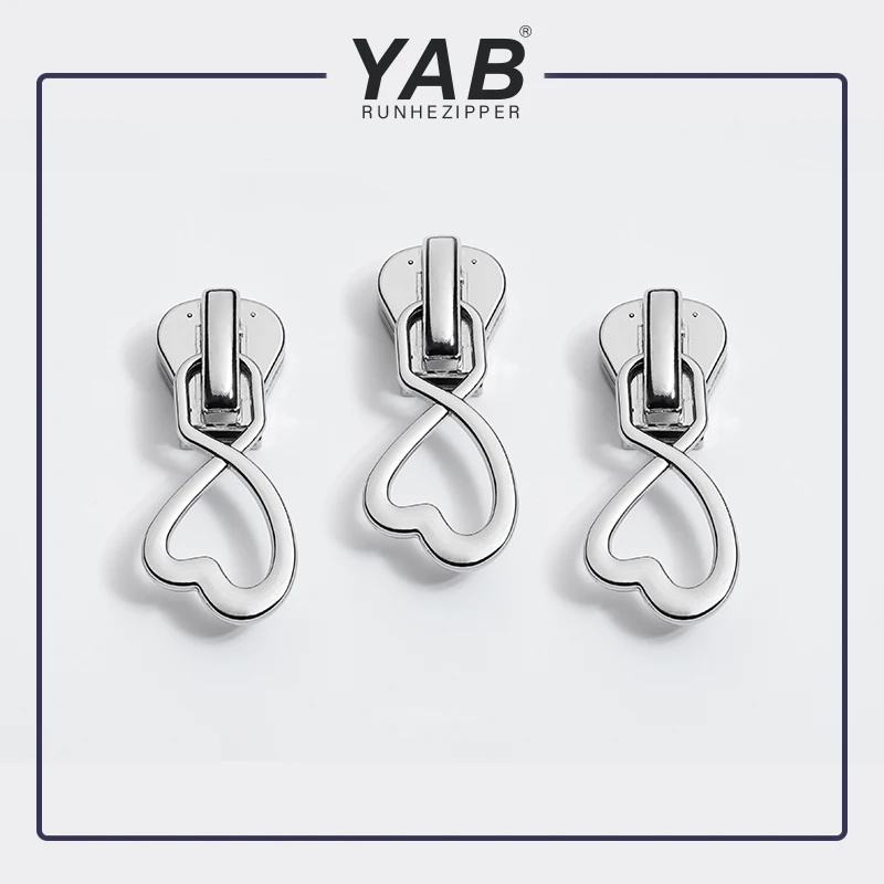 YAB 5# Eastern Europe Market Metal Zipper Slider And Puller For Garment Home Textile And Bags